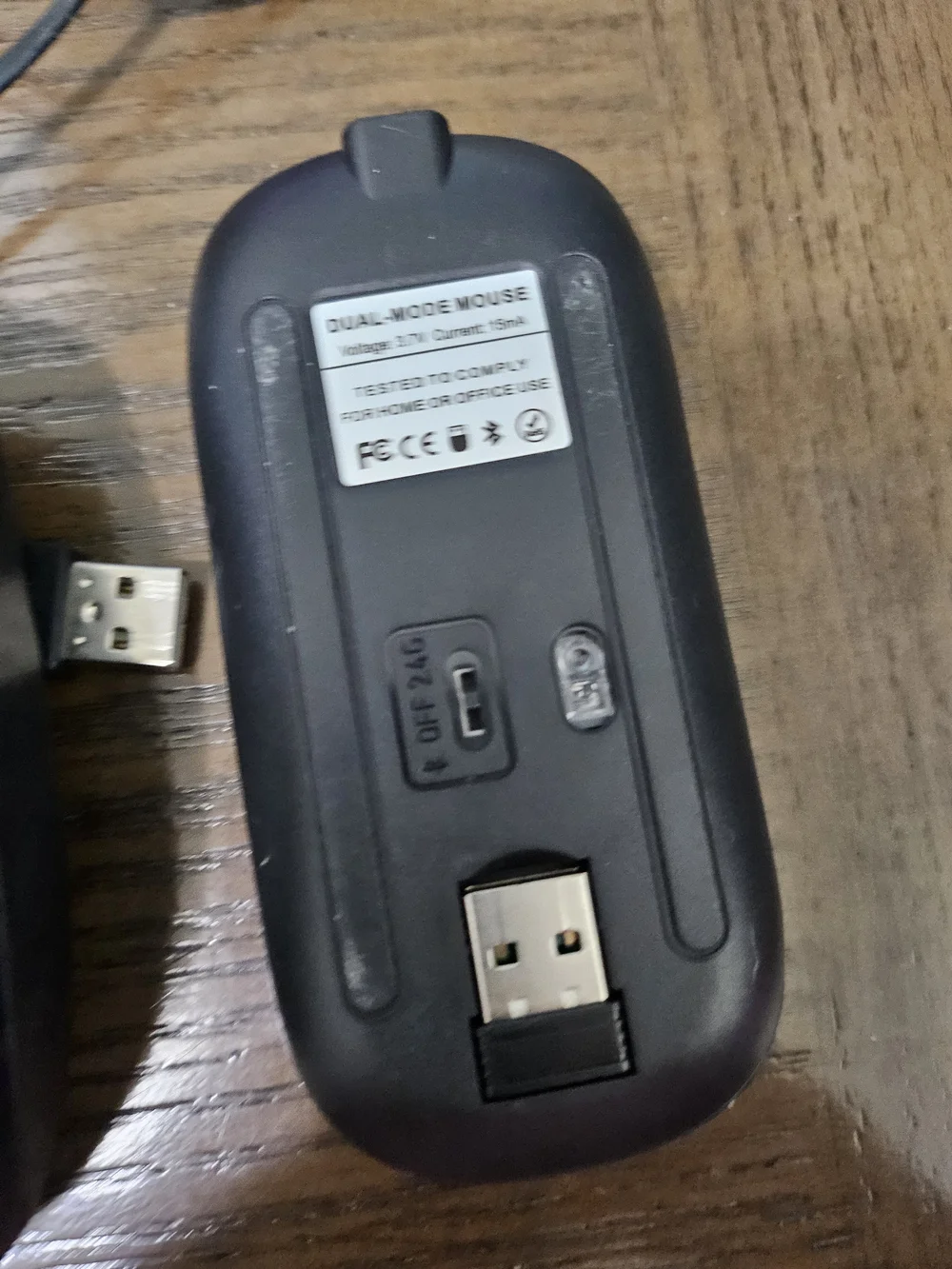 Dell Black Wired USB Mouse with Gray Companion Mouse